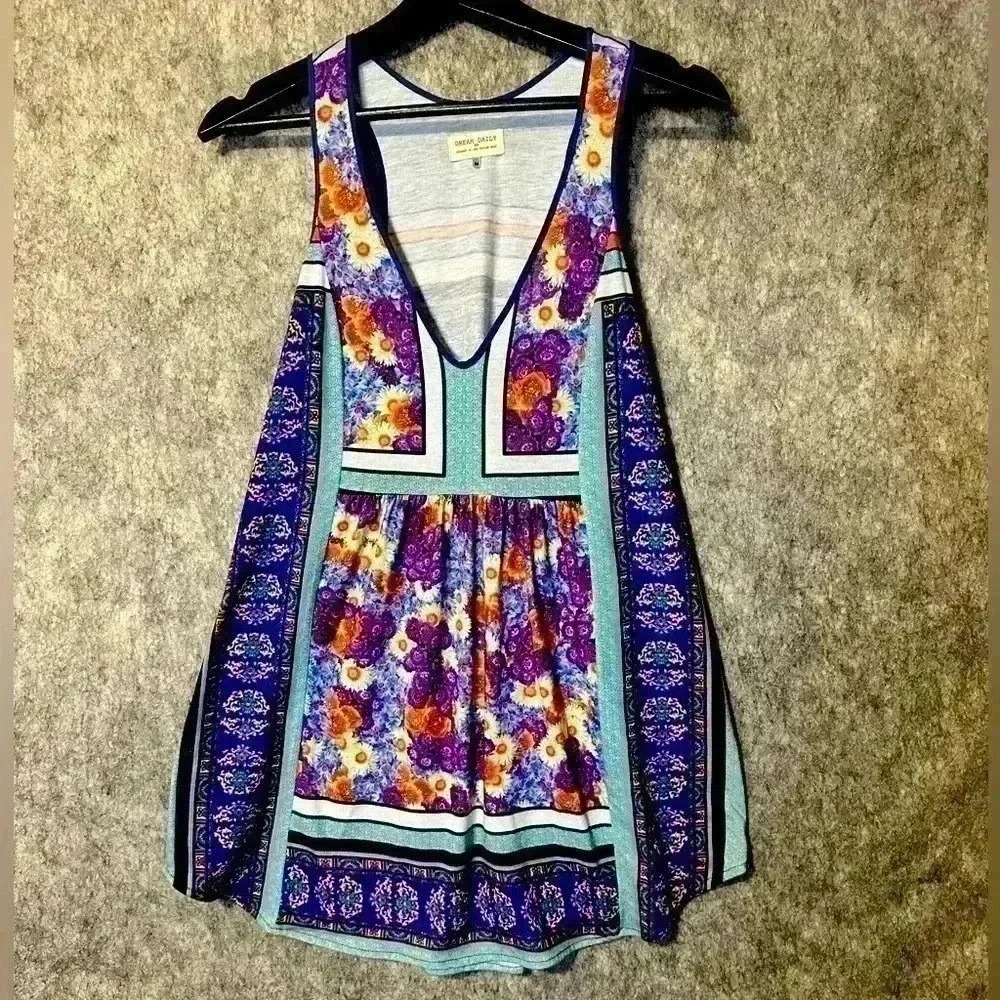 Anthropologie Jamila Tunic Floral Print Top by Dream Daily - Medium